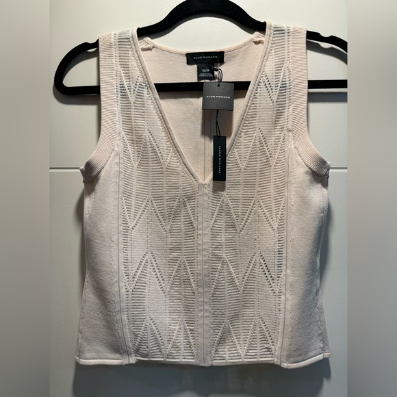 Club Monaco Sleeveless Phinley Sweater Tank, Size XS - Picture 3 of 5